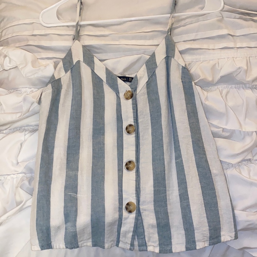 striped dress tank